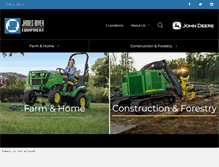 Tablet Screenshot of jamesriverequipment.com
